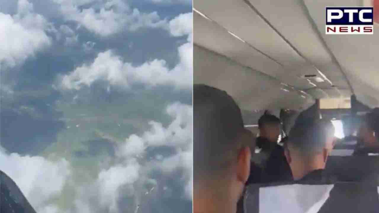 Flight door bursts open mid-air in Brazil, video goes viral