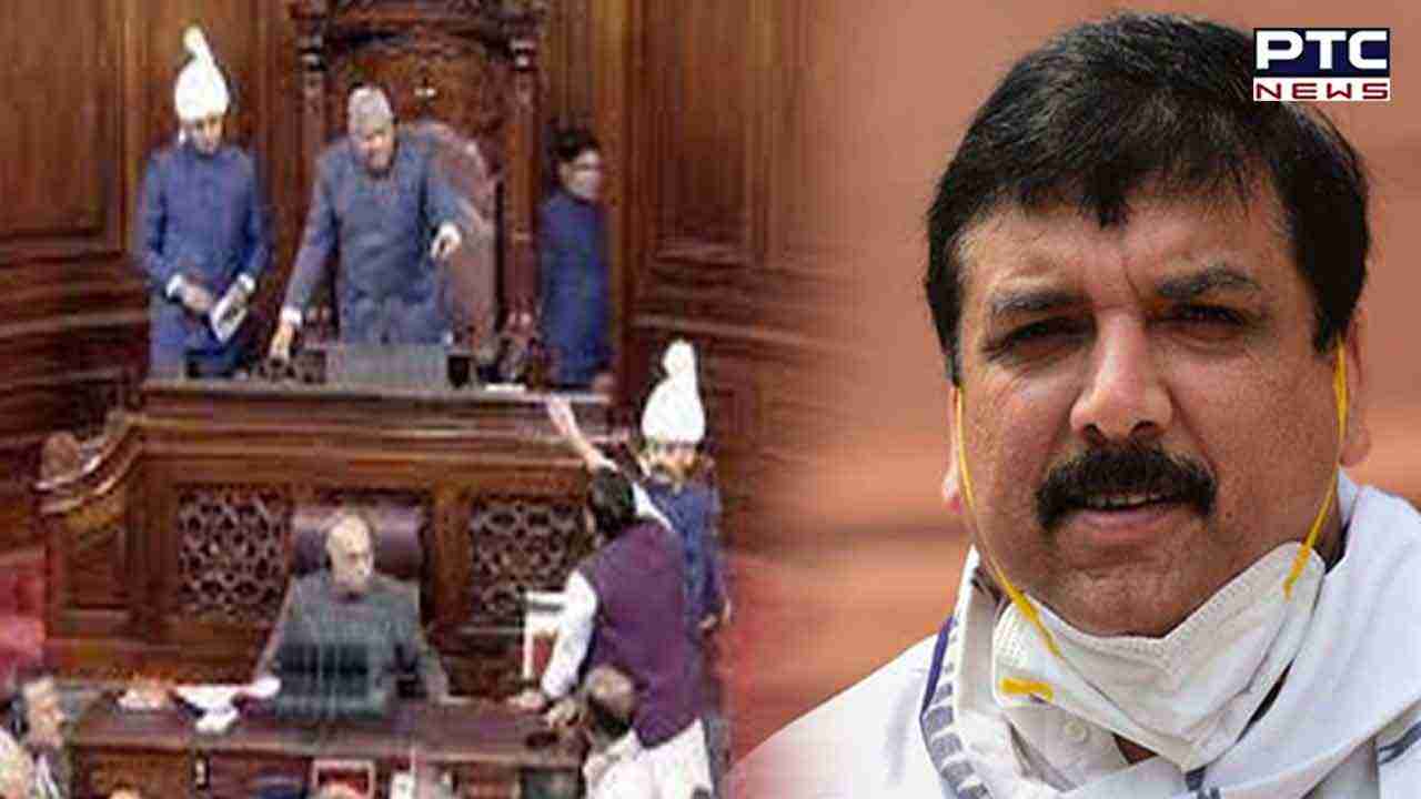 Monsoon Session: AAP MP Sanjay Singh suspended from RS for 'violating directions of Chair'