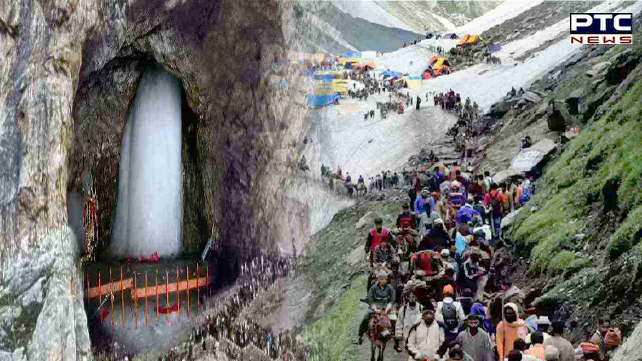 Amarnath Yatra: ਸਖ਼ਤ ਸੁਰੱਖਿਆ ਵਿਚਕਾਰ ਬਲਟਾਲ ਤੋਂ ਪਵਿੱਤਰ ਗੁਫਾ ਲਈ ਪਹਿਲਾ ਜੱਥਾ ਹੋਇਆ ਰਵਾਨਾ