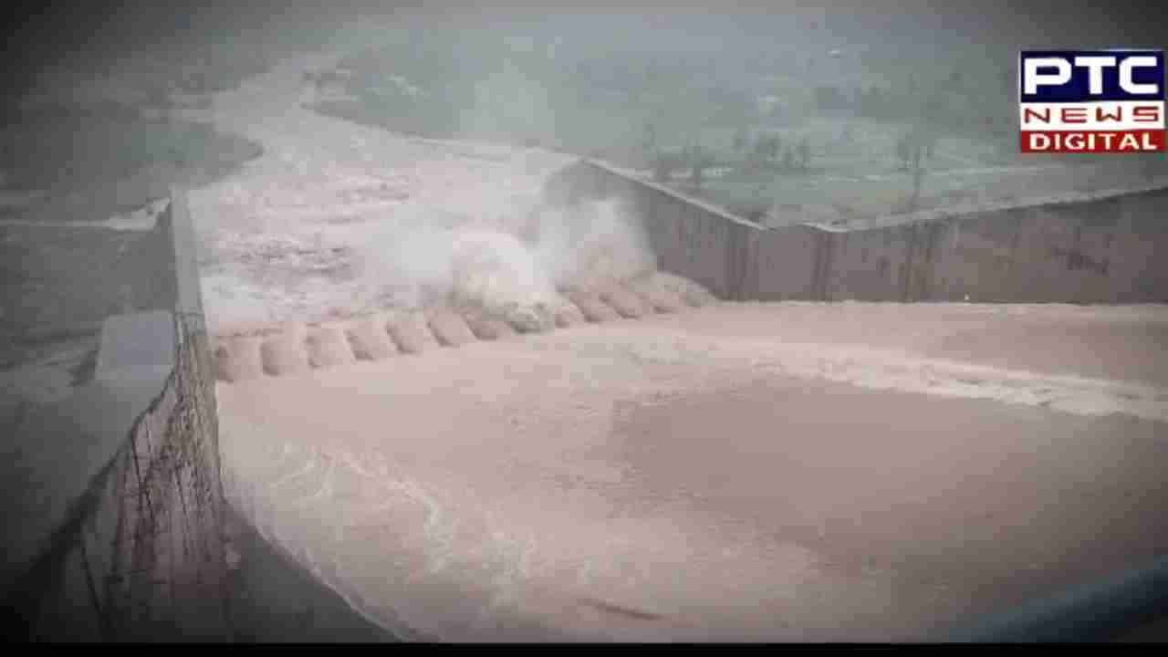 मूसलाधार बारिश का असर, पंचकूला में फ़िर खोले गए कौशल्या डैम के फ्लड गेट