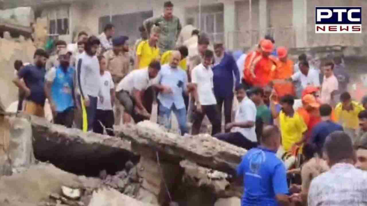 Building collapses in Gujarat's Junagadh, several feared trapped