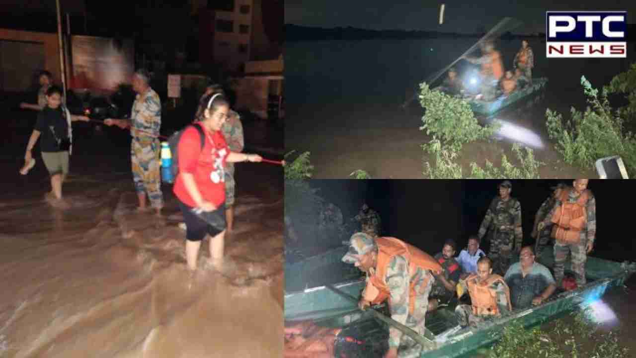 Army evacuates 910 university students in Chandigarh, 730 girls of Ambala school amid torrential rainfall