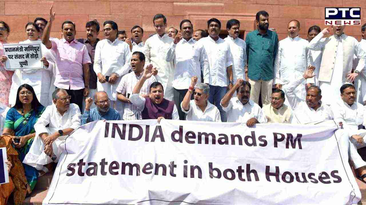 Opposition Front 'INDIA' plans no-confidence motion against BJP-led govt