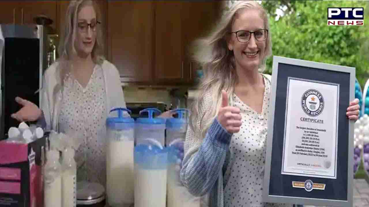 Oregon mother sets record with largest breast milk donation, saving lives of thousands