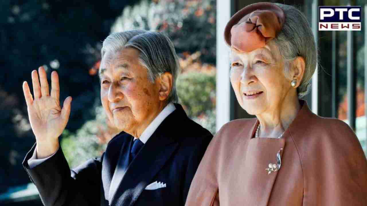 Japan's Emperor Hironomiya Naruhito and his wife Masako Owada
