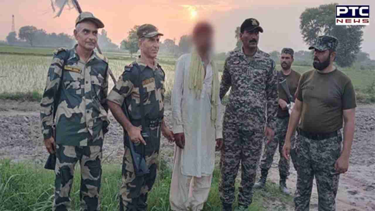 Amritsar: BSF apprehends Pak national for inadvertently entering India border