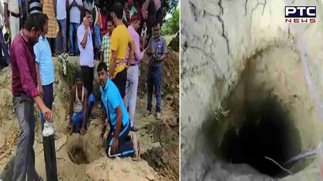 3-year-old boy falls into 40-feet borewell in Bihar, rescue efforts underway