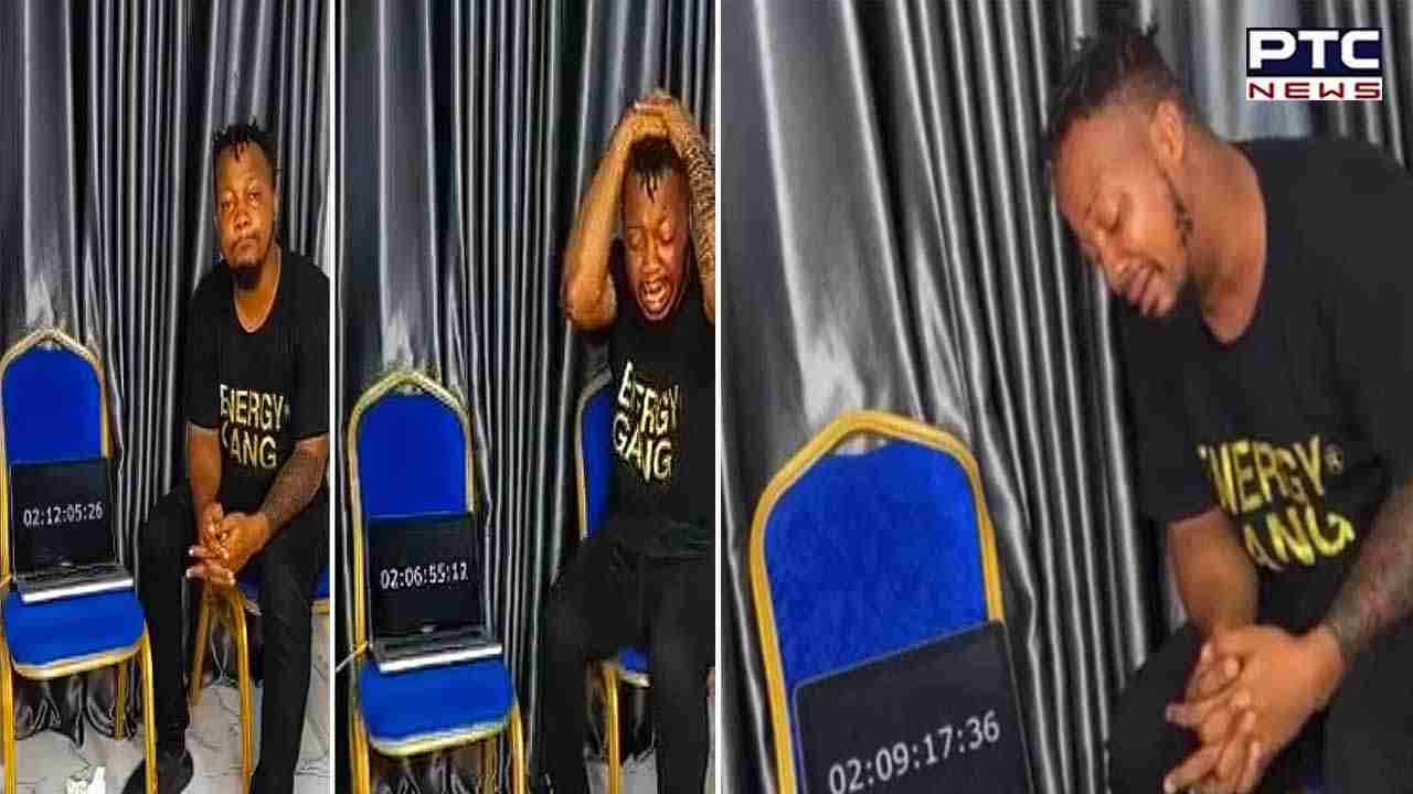 ‘Cry-A-Thon’ challenge: Nigerian man goes ‘blind’ while attempting to set world record