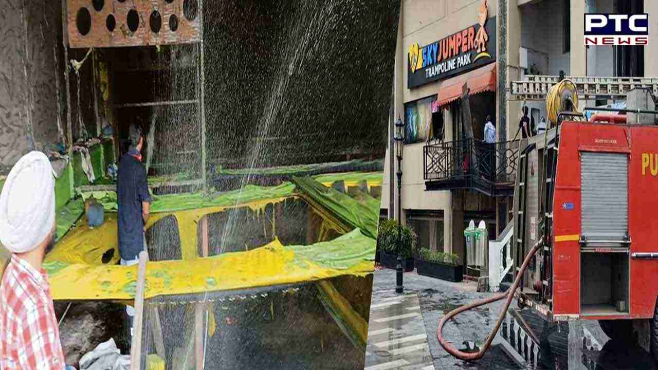 Zirakpur: Fire breaks out at gaming complex, gears worth lakhs charred