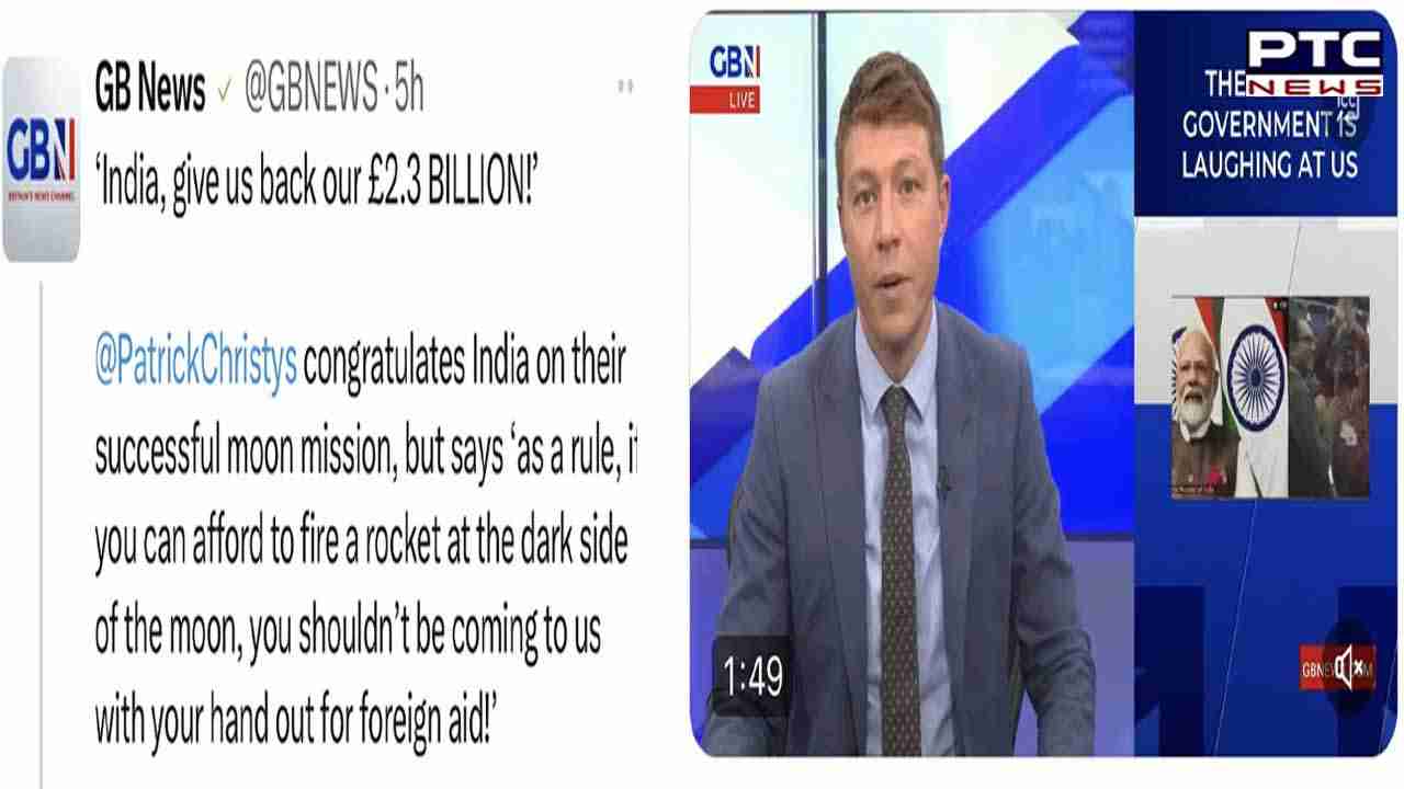 Chandrayaan-3 moon landing: Outcry on social media as British anchor faces backlash for telling India to repay aid