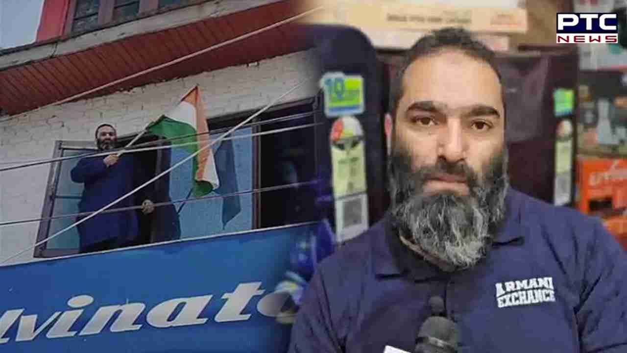 Viral: Rayees Mattoo, brother of Hizbul terrorist Javed Mattoo, waves Tricolour in Jammu and Kashmir's Sopore