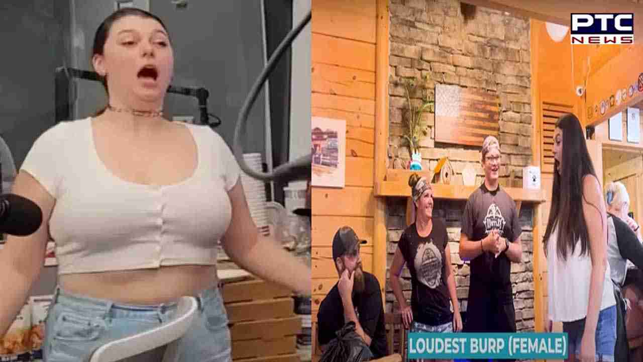 Viral Video: US woman breaks Guinness World Record for loudest burping with 107.3 decibel