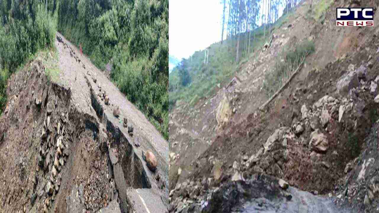 Monsoon mayhem: Arako-Chinva motorway collapses due to landslide in Uttarakhand