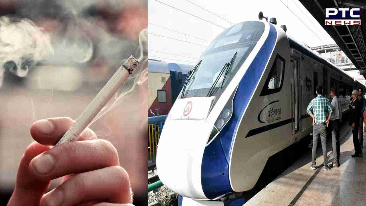 'Ticketless' passenger lights cigarette in toilet, sets off fire alarm on Vande Bharat