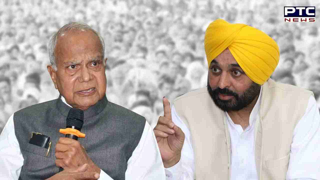 'Don't test patience of 3.5 crore Punjabis': CM Mann hits back at Punjab Governor Banwarilal Purohit