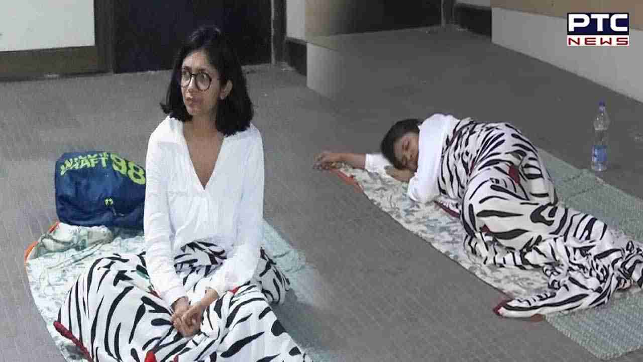 Delhi sexual assault case: DCW chief Swati Maliwal sits on dharna; spends night at hospital after stopped from meeting victim