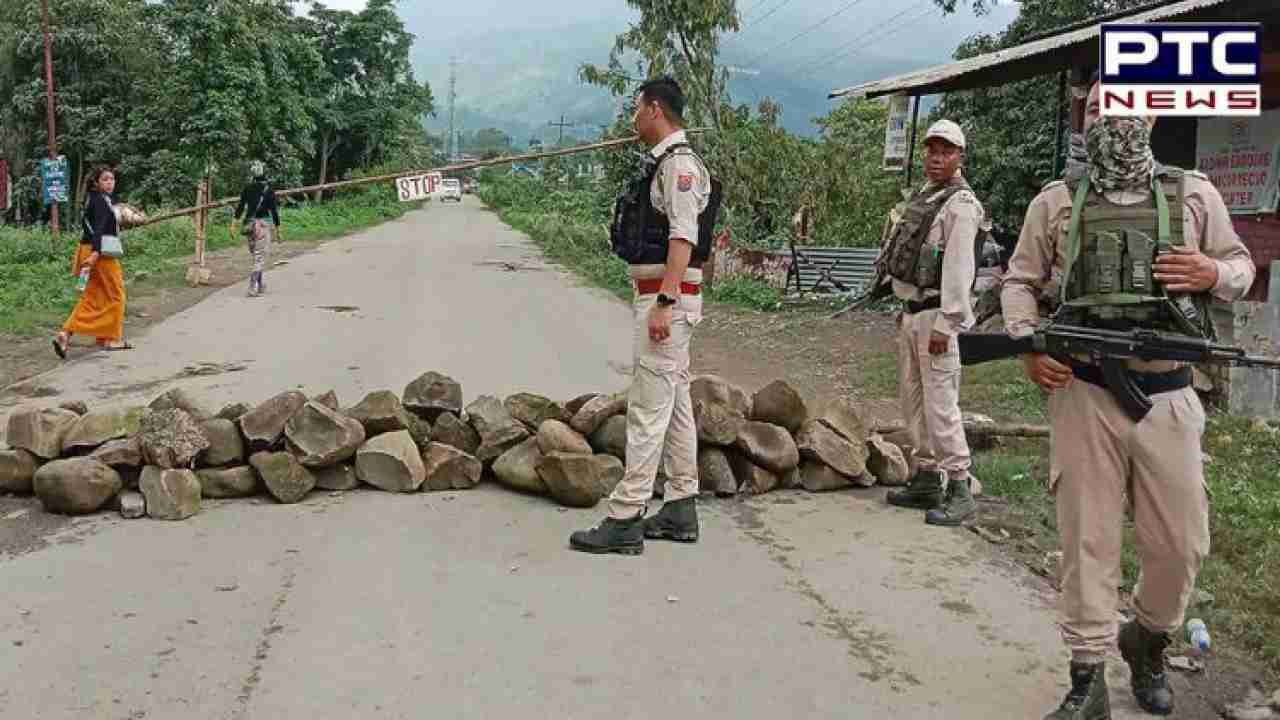 Manipur Violence: Tribal group blocks NH-2, NH-37 leading to Imphal Valley again