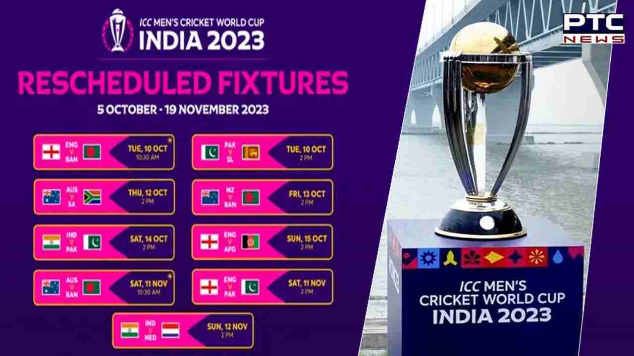 IND vs PAK WC 2023: ICC revises schedule for matches, check dates