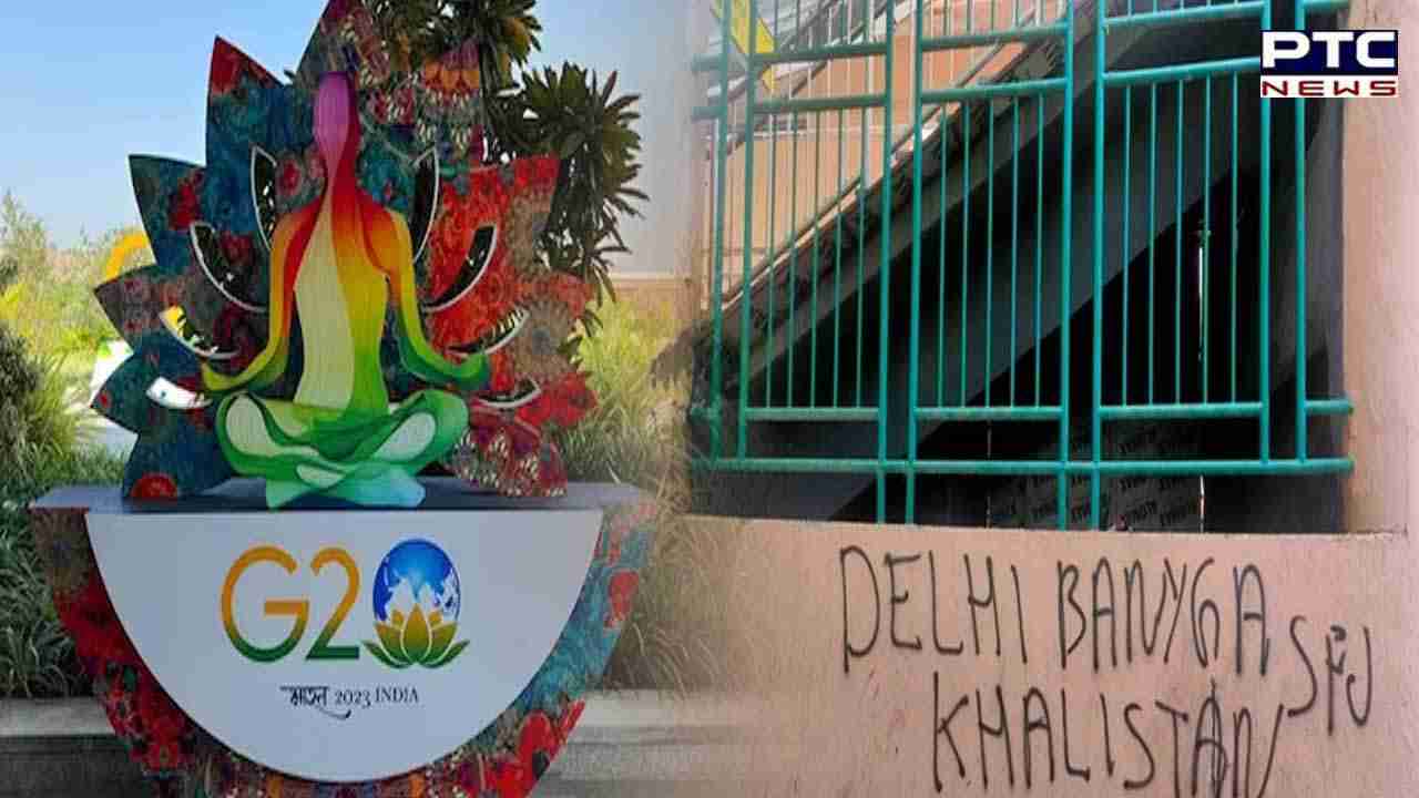 Ahead of G20 Summit, anti-India slogans found written on walls of metro stations in Delhi