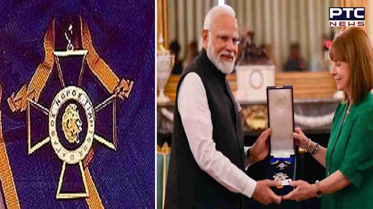 Greek President honours PM Modi with 'Grand Cross of Honour' — nation's highest distinction