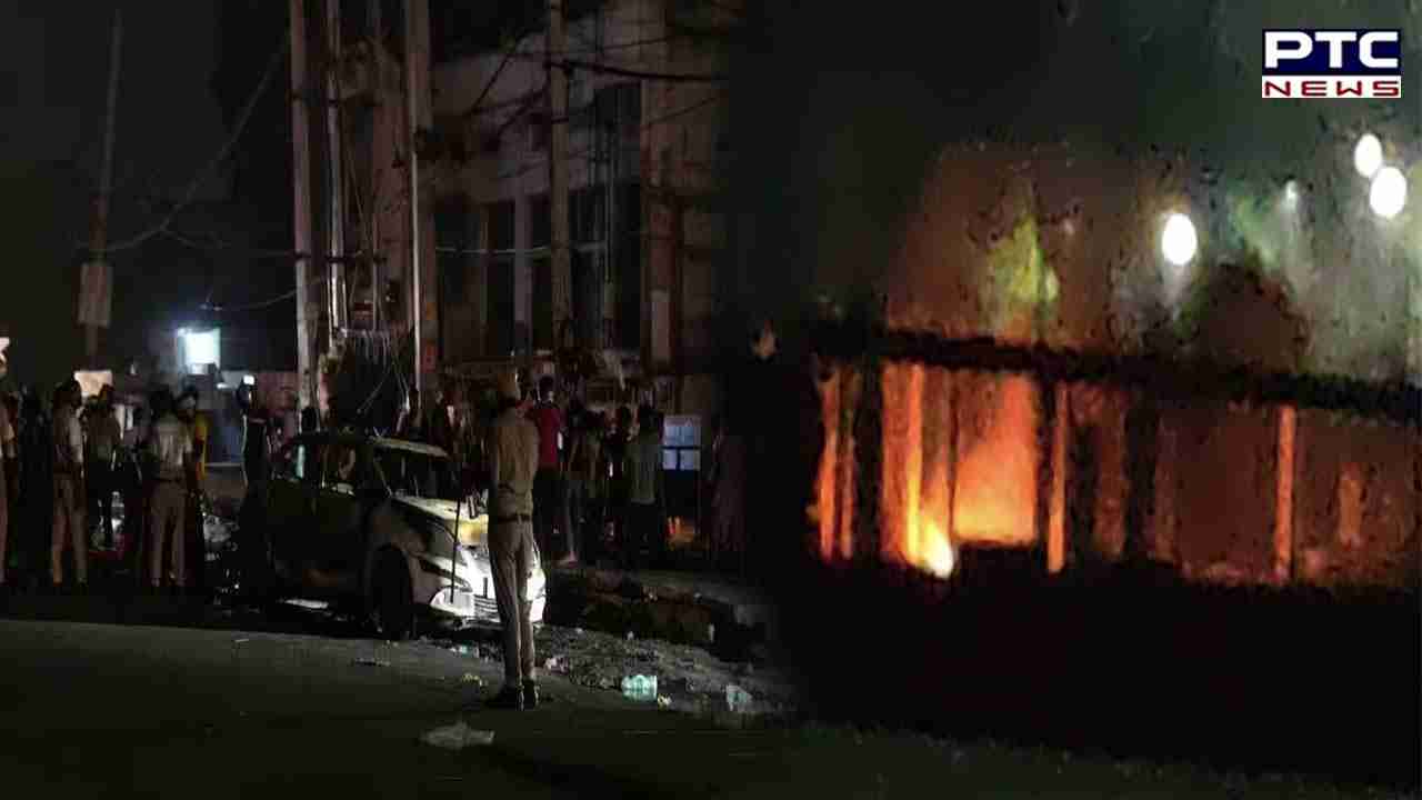 Mob sets Gurugram mosque on fire, one dead in late night attack