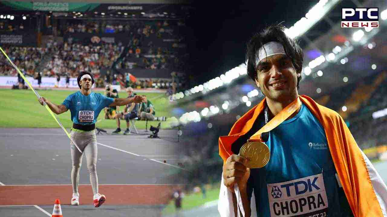 Neeraj Chopra becomes first-ever Indian to win gold at World Athletics Championships