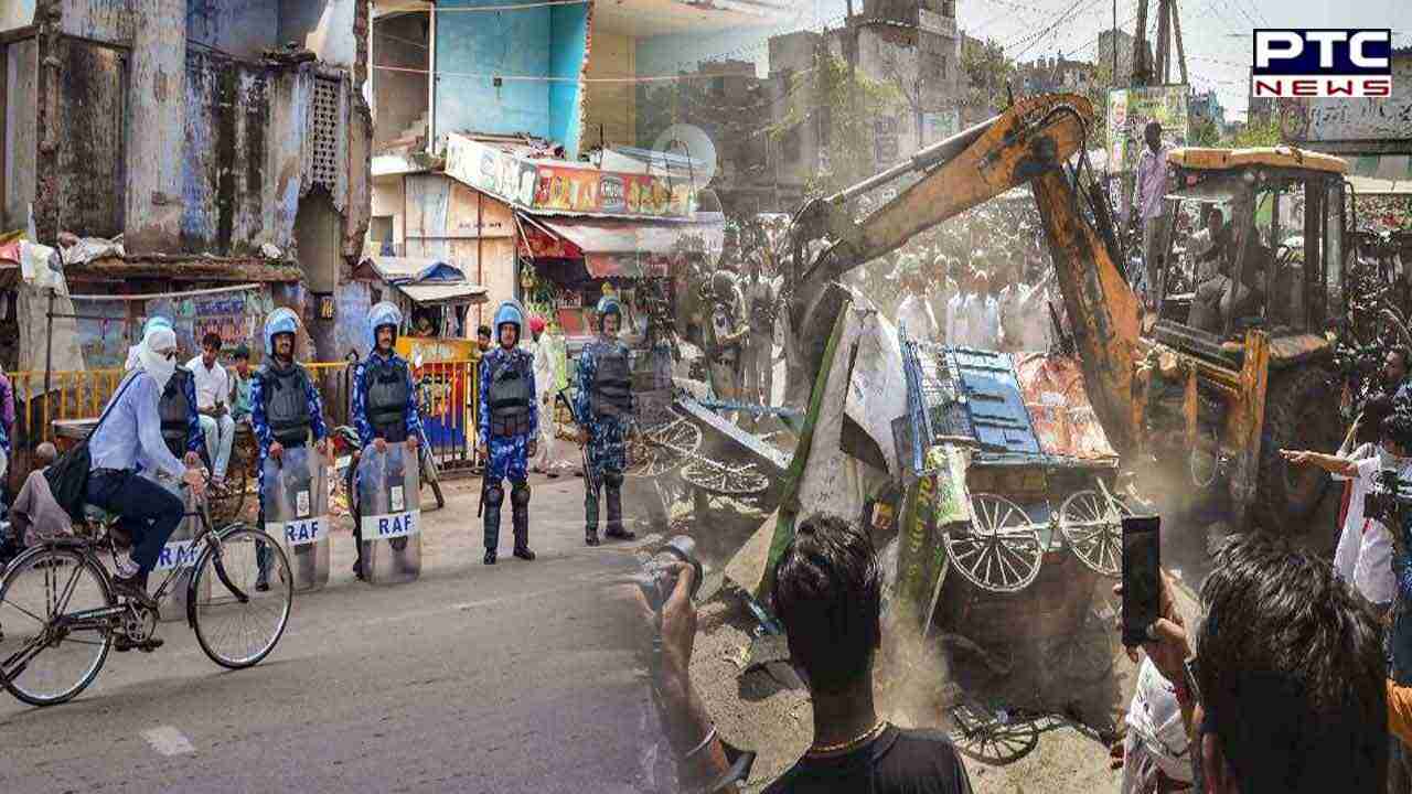 Haryana: Days after violence, 45 illegal shops demolished in Nuh