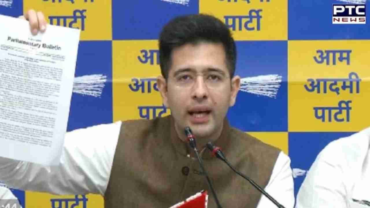 AAP's Raghav Chadha counters BJP's 'forgery allegation' with a challenge