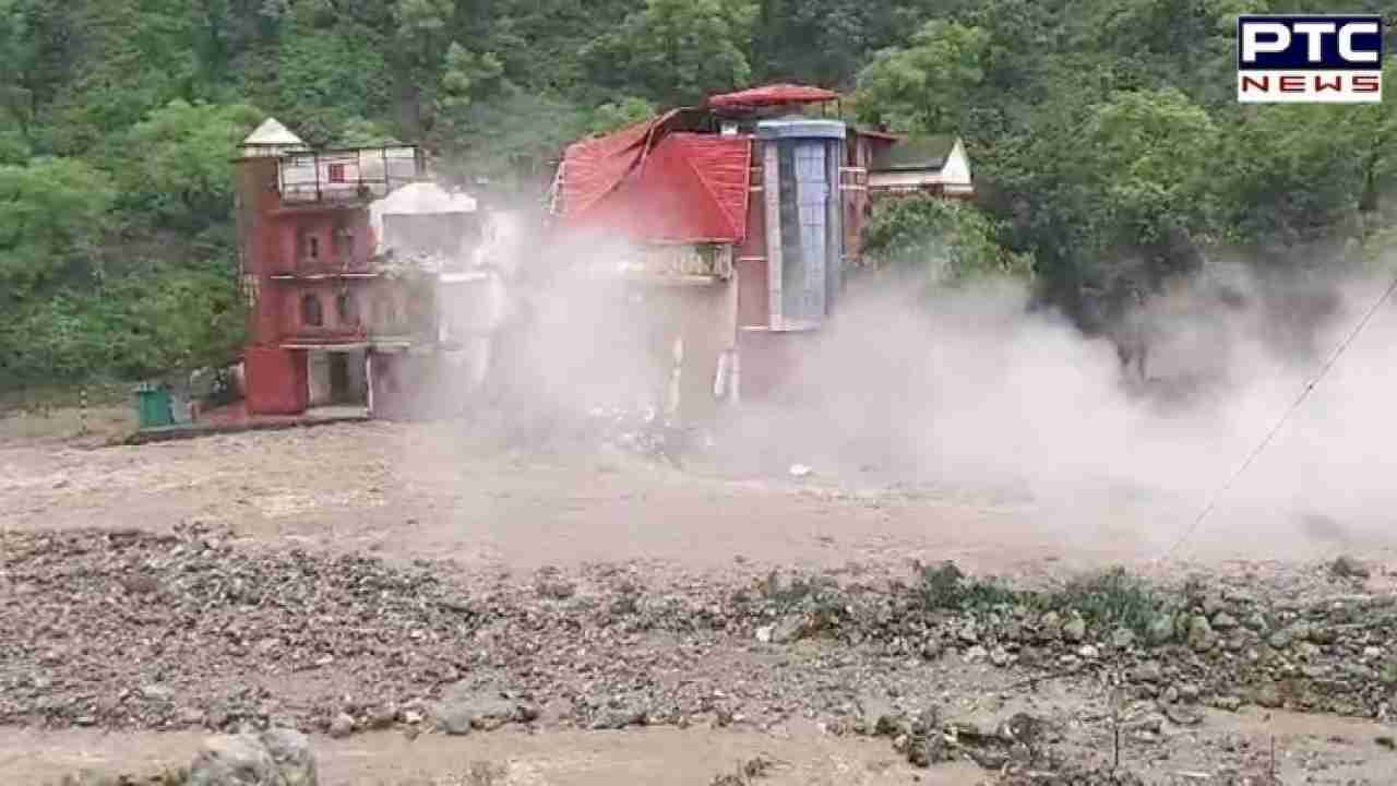 Monsoon mayhem: Uttarakhand college building collapses, washed away amidst heavy floods