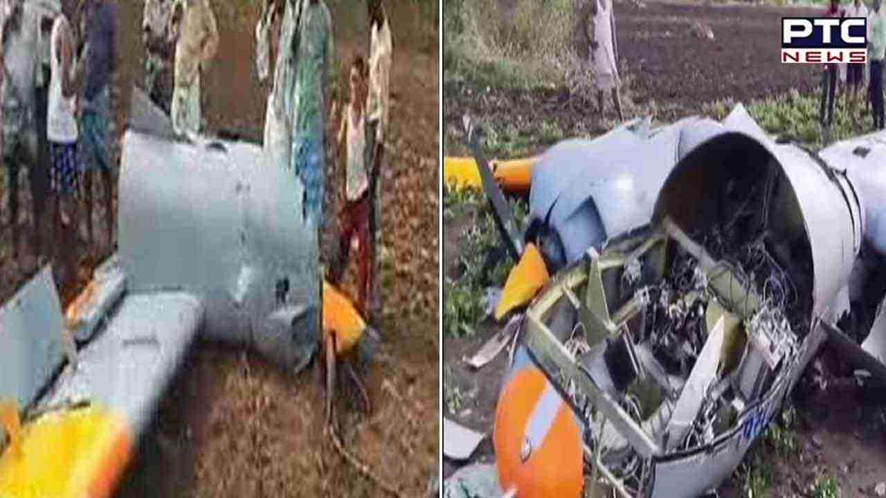 Karnataka's Chitradurga, a DRDO drone crashes during trial