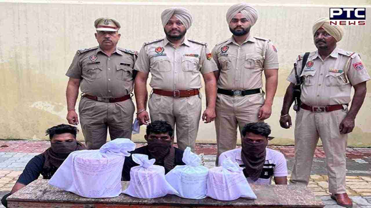 Punjab Police nabs 3 drug smuggler from Amritsar, recovers 12 kg heroin