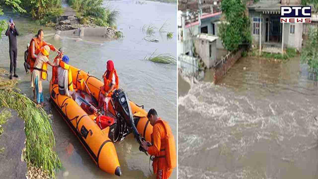 Punjab: Sutlej river flooding prompts evacuation in Ropar as Bhakra dam waters released