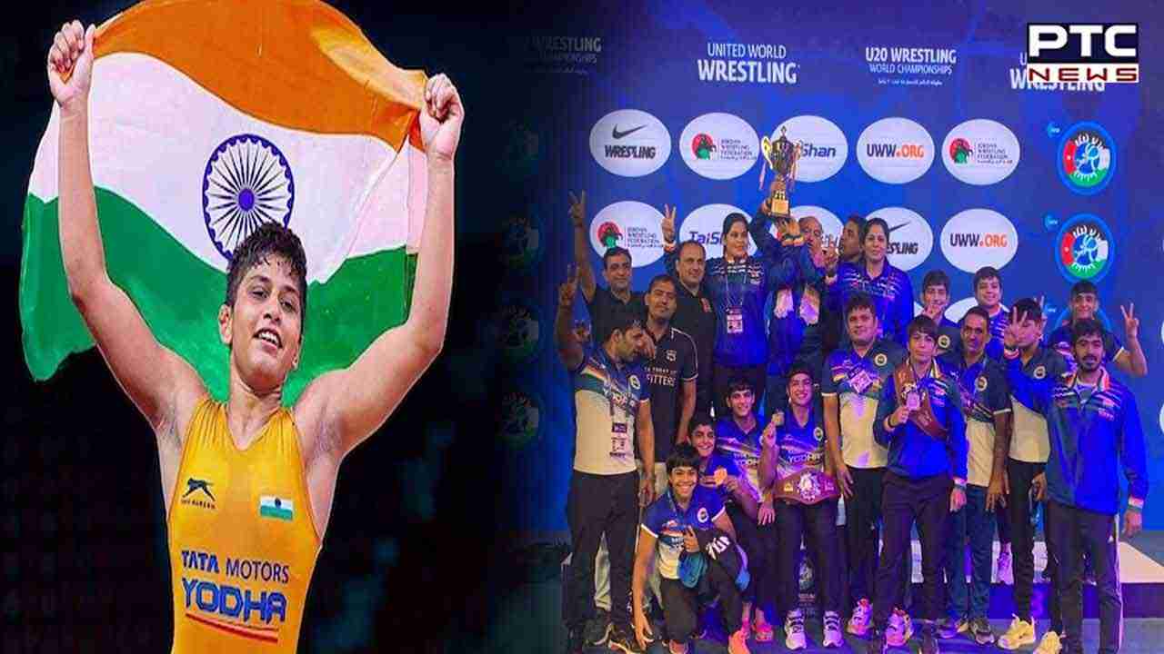 Women U20 Wrestlers: Rousing reception after successful world championships campaign