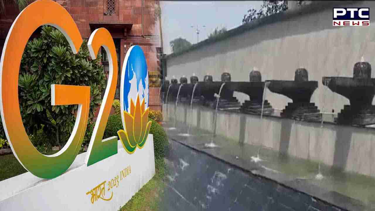 G20 Summit in Delhi: AAP against ‘Shivling’ shaped fountains installed in national capital