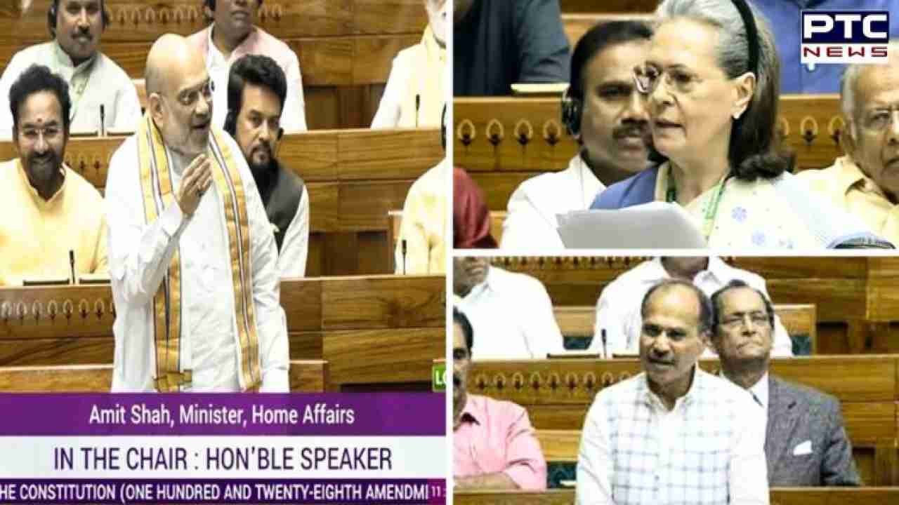 Women’s Reservation Bill debate: Amit Shah takes jibe at Congress’ Adhir Ranjan Chowdhury in Lok Sabha