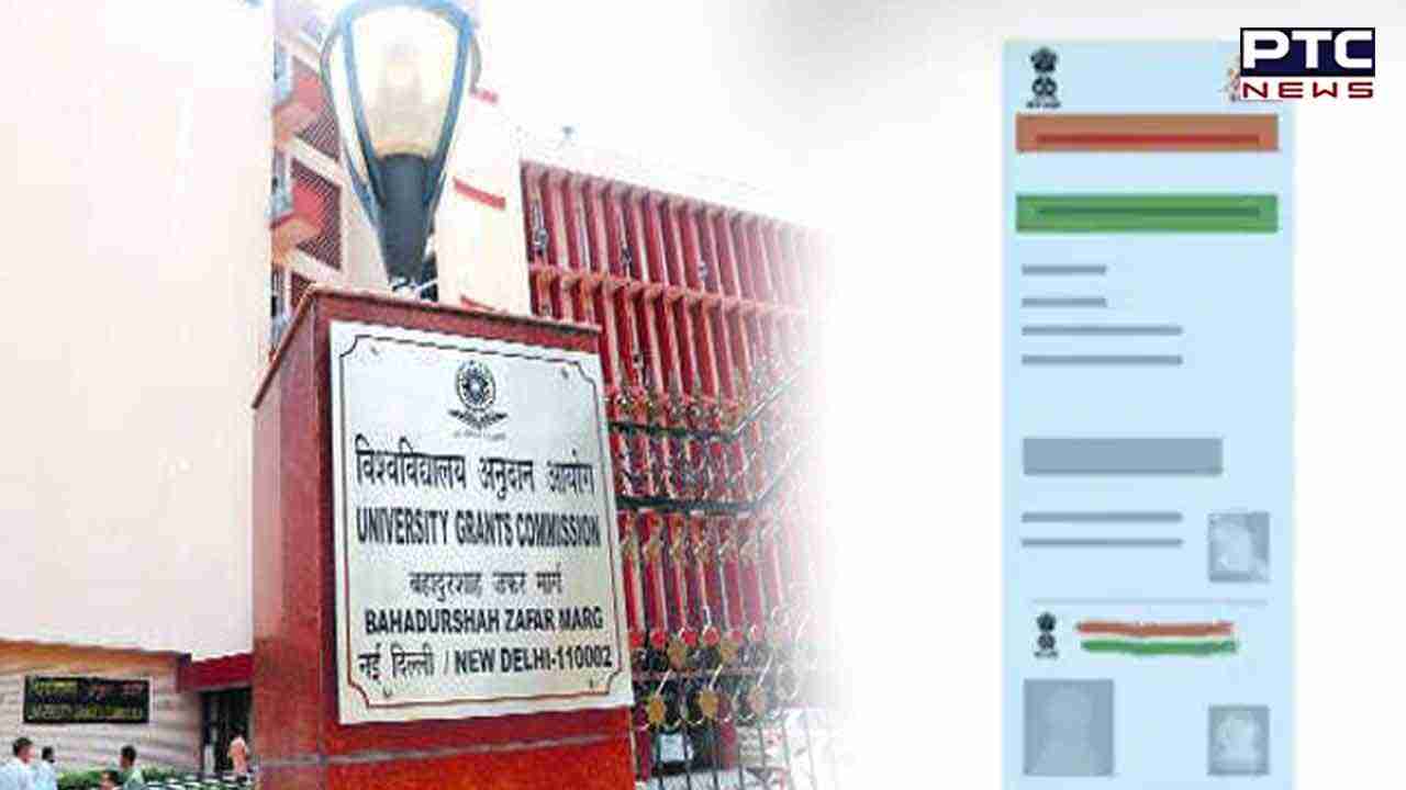 UGC bars universities from printing Aadhar number on degrees, certificates