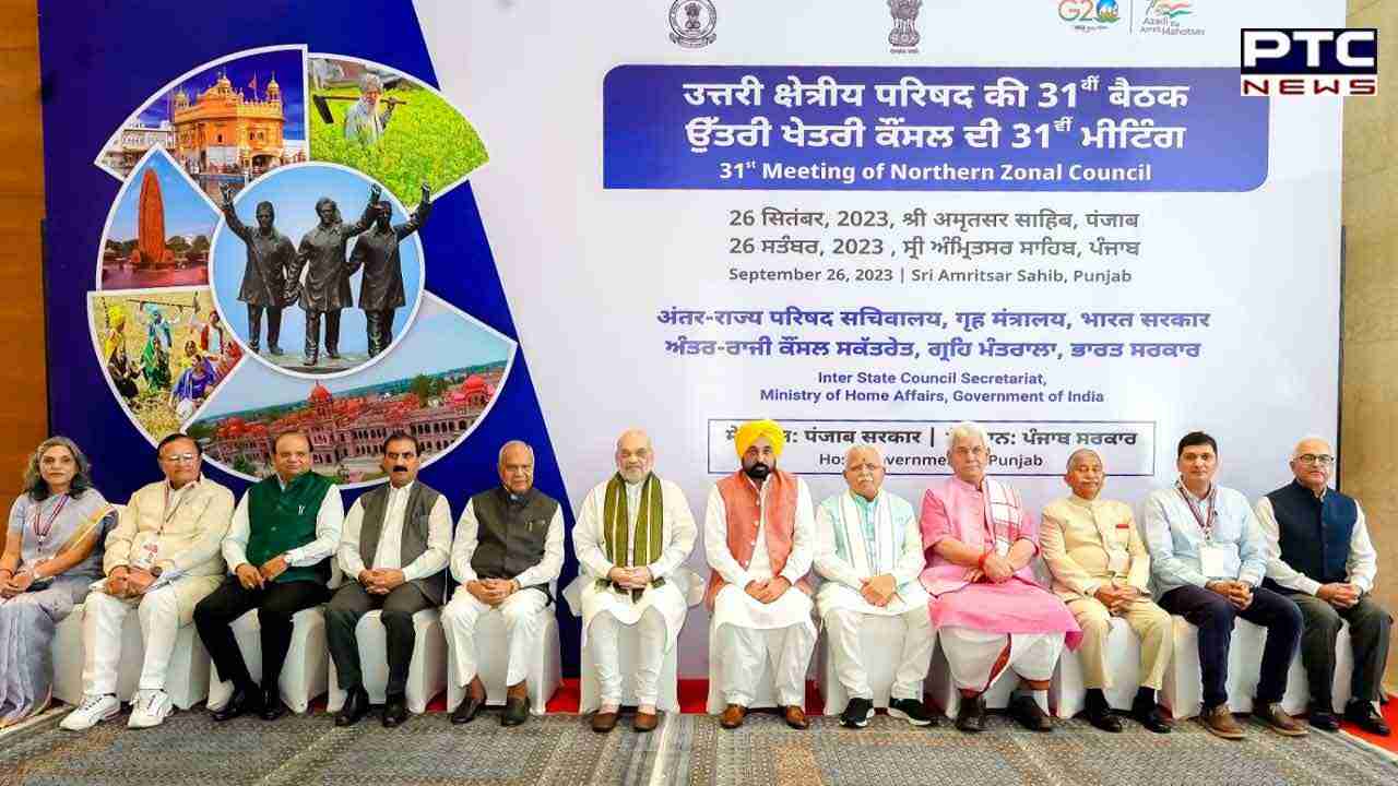 Northern Zonal Council meeting: CM Mann discusses long-pending SYL, Chandigarh Capital, PU issues with Amit Shah