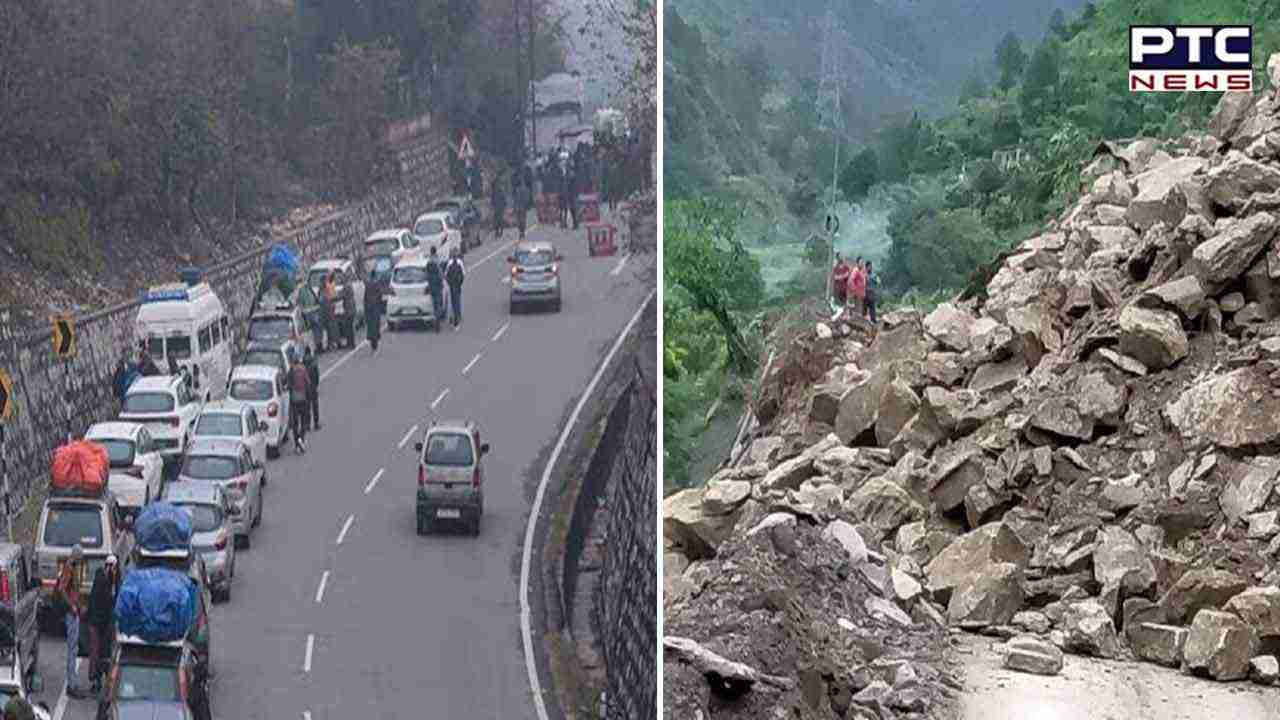 Jammu-Srinagar NH landslide: Four killed as boulder hits vehicle in Banihal