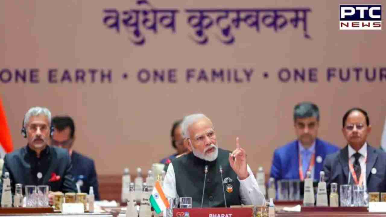 G20 Summit in Delhi: PM Modi adopts adoption of G20 Leaders’ Summit Declaration at start of the second session
