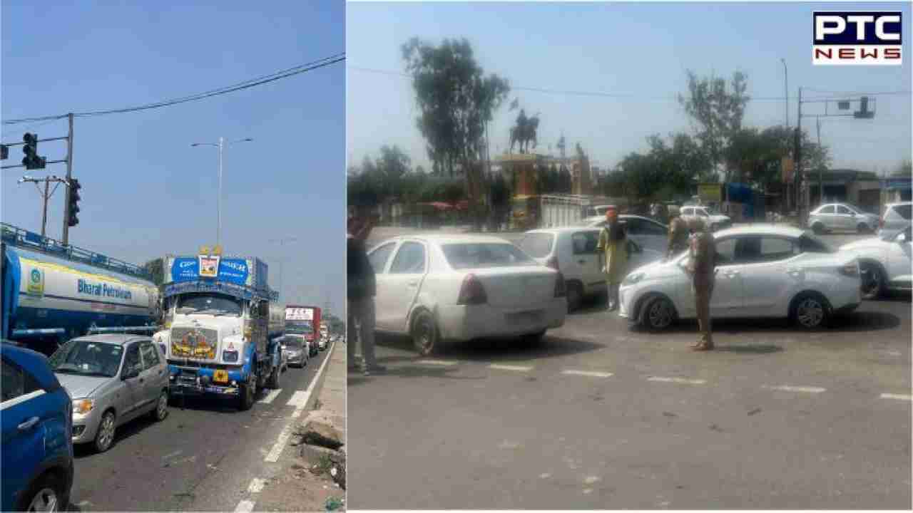 Farmers' protest at Lalru leads to diversion of traffic on Chandigarh-Ambala Highway