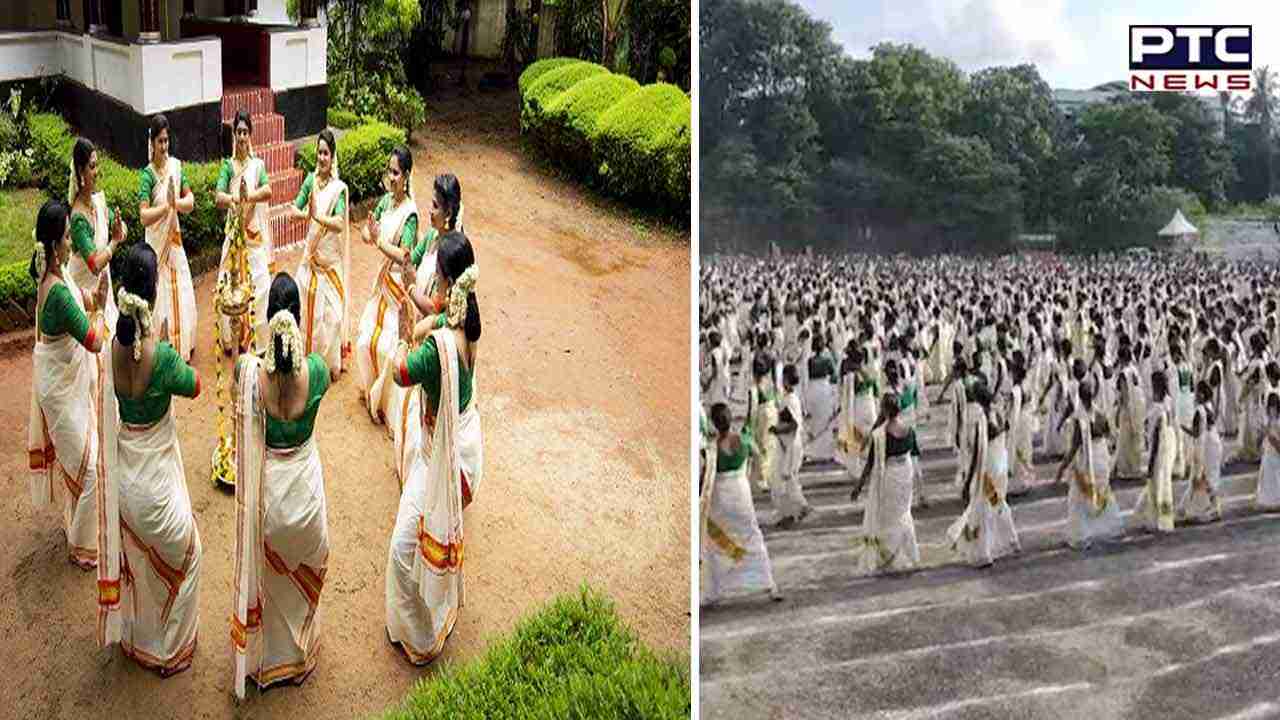 Kerala World Record: 7,027 women set the stage alight with Thiruvathira dance