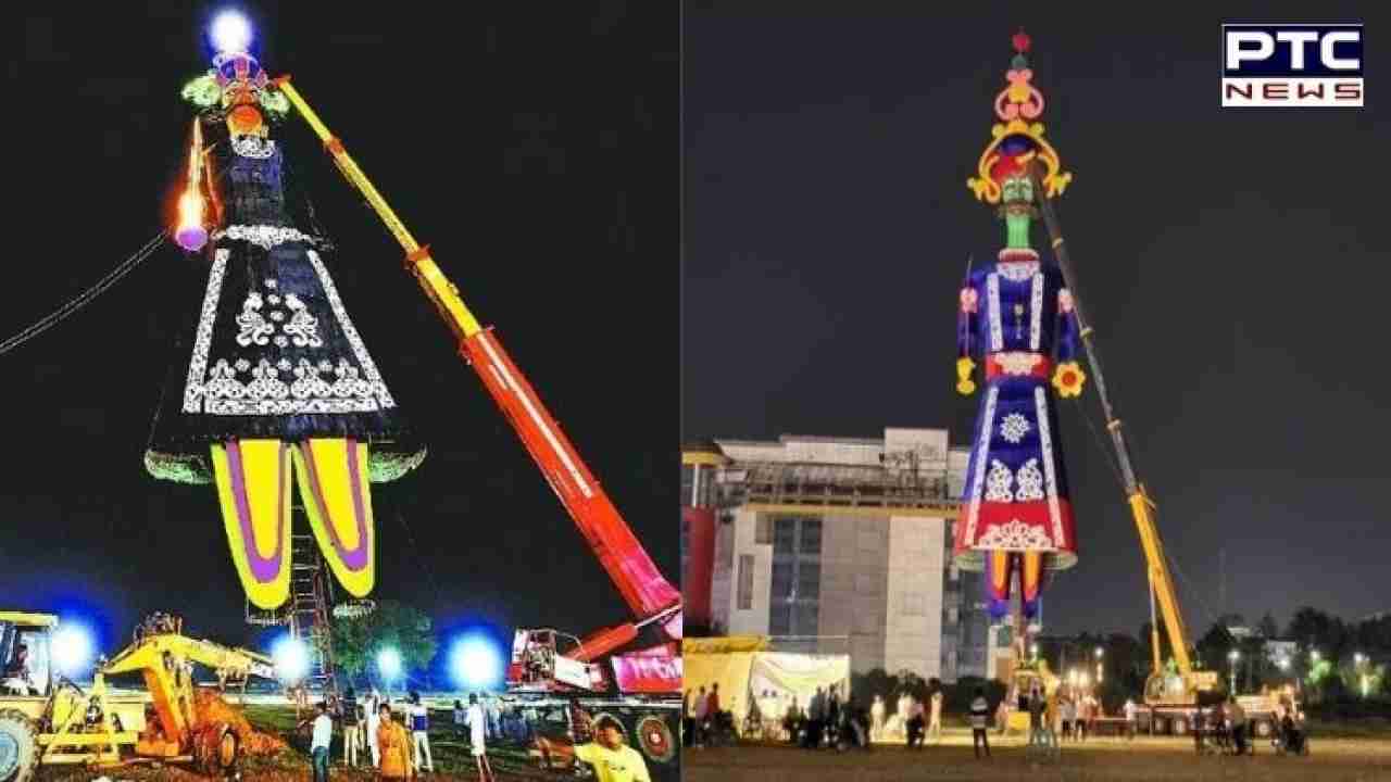 ਪੰਚਕੂਲਾ 'ਚ ਤਿਆਰ ਕੀਤਾ ਗਿਆ ਦੇਸ਼ ਦਾ ਸਭ ਤੋਂ ਵੱਡਾ ਈਕੋ ਫਰੈਂਡਲੀ ਰਾਵਣ, ਜਾਣੋ ਖ਼ਾਸੀਅਤਾਂ