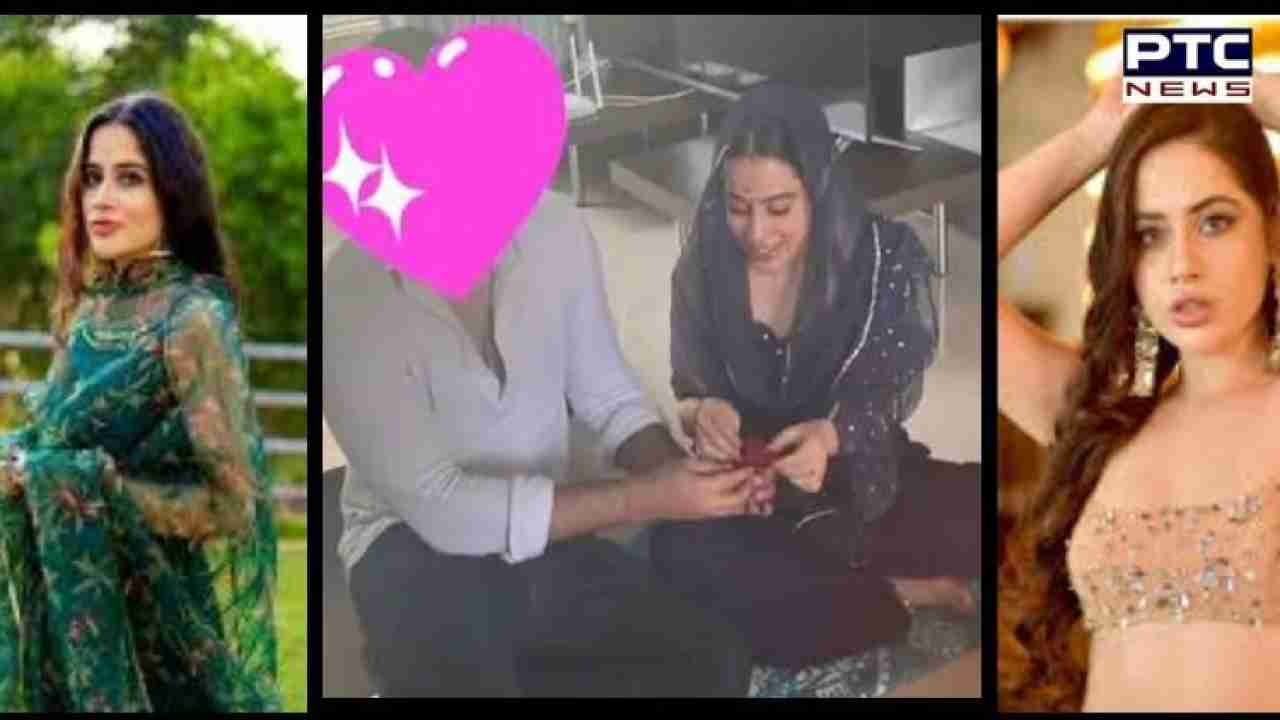 ਕੀ ਉਰਫ਼ੀ ਜਾਵੇਦ ਦੀ ਹੋ ਗਈ ਹੈ ਮੰਗਣੀ? ਮਿਸਟਰੀ ਮੈਨ ਨਾਲ ਪੂਜਾ ਕਰਦੀ ਨਜ਼ਰ ਆਈ ਅਭਿਨੇਤਰੀ