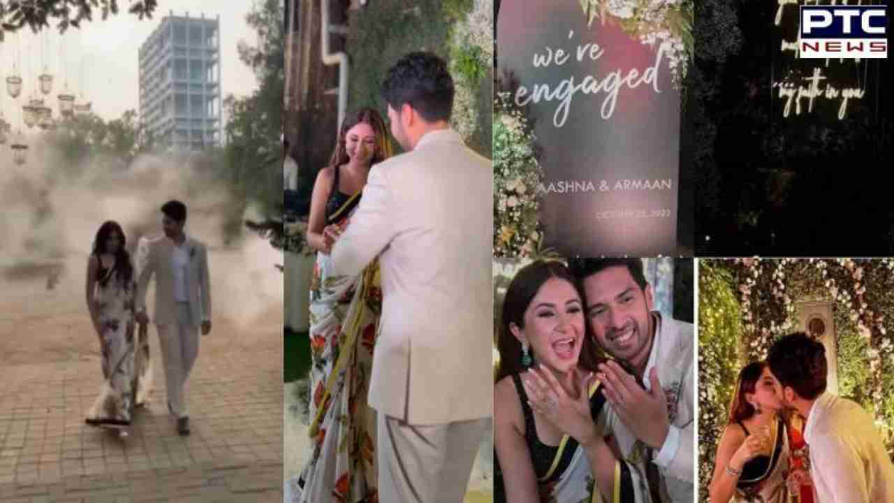 Officially Engaged! Bollywood singer Armaan Malik, girlfriend Aashna Shroff love story reach significant milestone, check pics