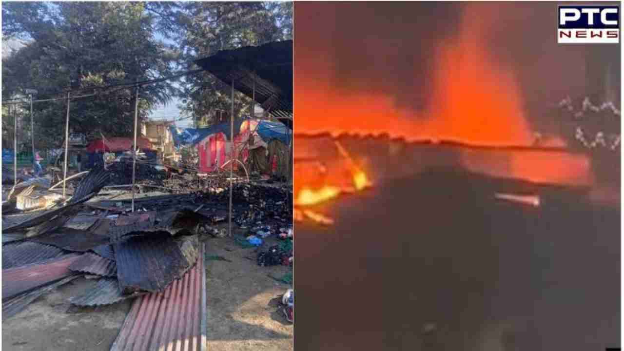 Himachal Pradesh: Fire during Kullu Dussehra festival destroys 13 shops, tents | Watch Video