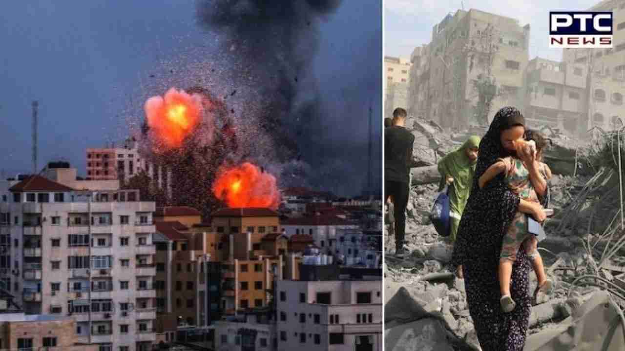 Israel Hamas War: ਮਲਬੇ ਦੇ ਢੇਰ 'ਚੋਂ ਮਿਲੀ ਲਹੂ-ਲੁਹਾਨ ਬੱਚੇ  ਨੂੰ ਗੋਦ 'ਚ ਚੁੱਕੀ ਹੋਈ ਮਾਂ ਦੀ ਲਾਸ਼
