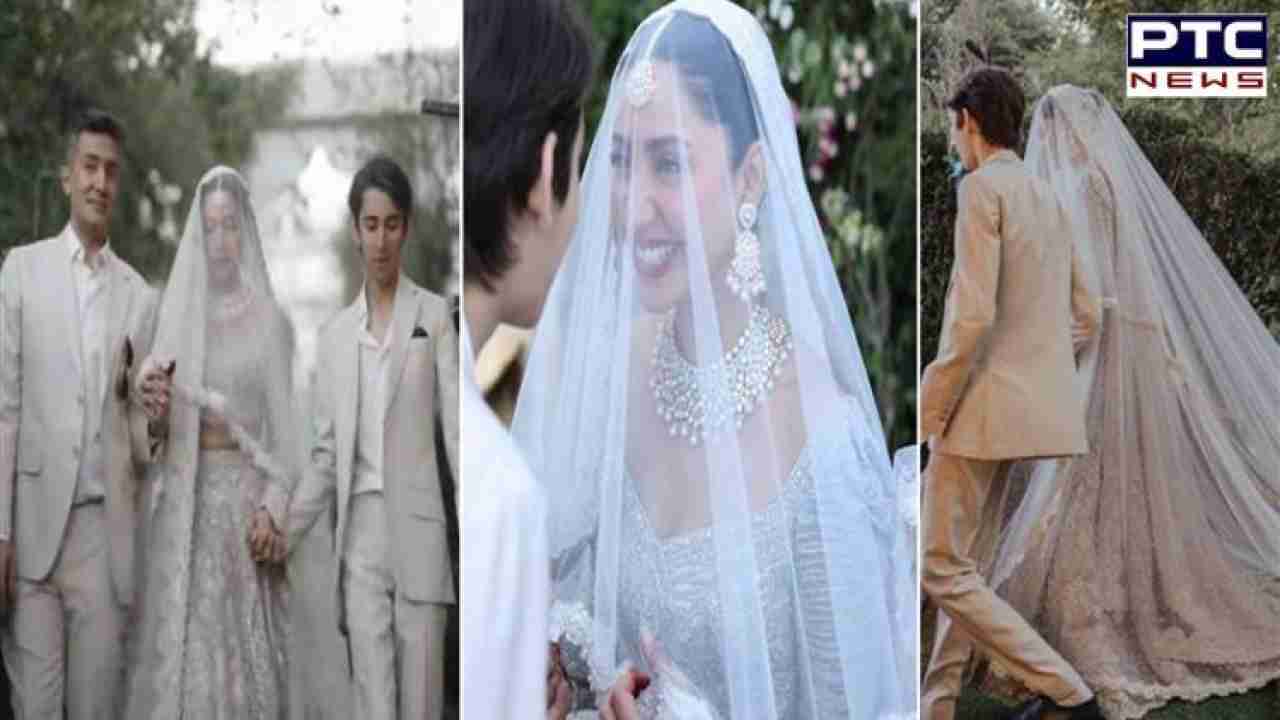 Watch | Mahira Khan looks divine bridal elegance in stunning wedding photos