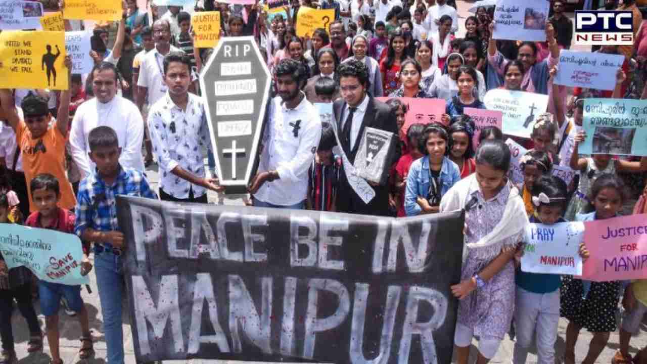 Fresh violence erupts in Manipur's Imphal West district, houses set ablaze