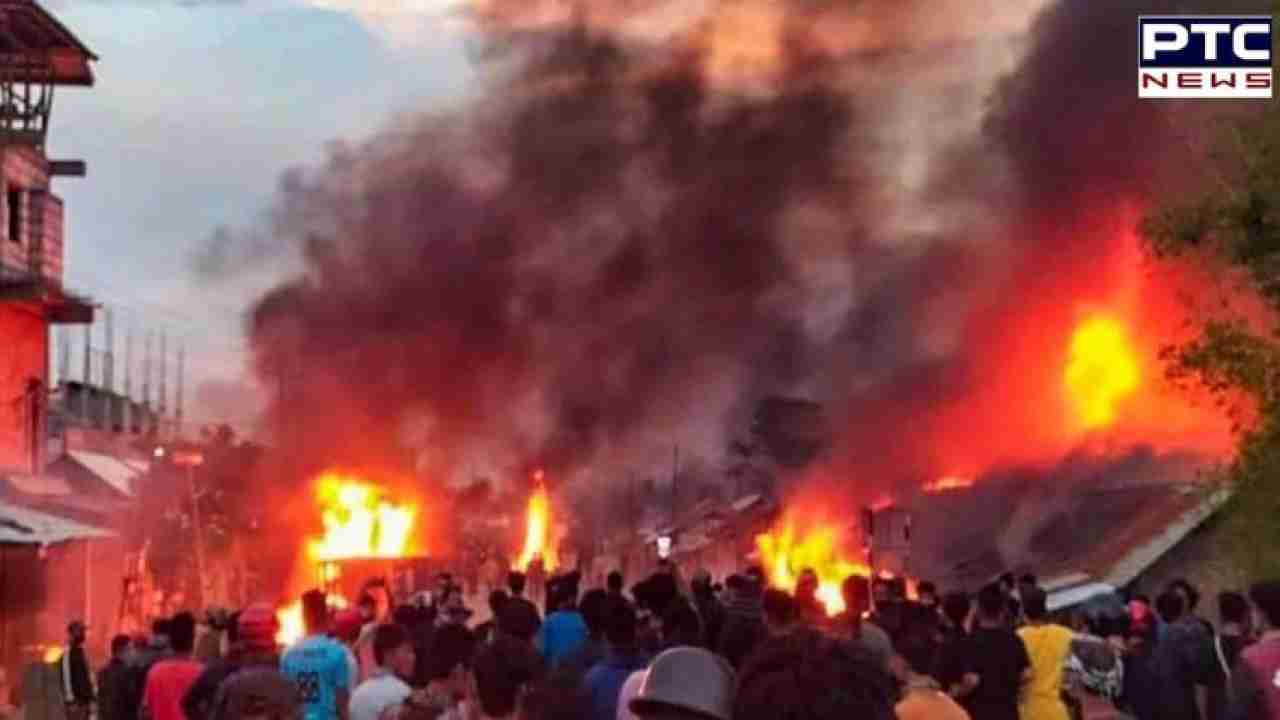 Manipur ethnic violence: Blast outside Imphal minister's home injures CRPF jawan and woman