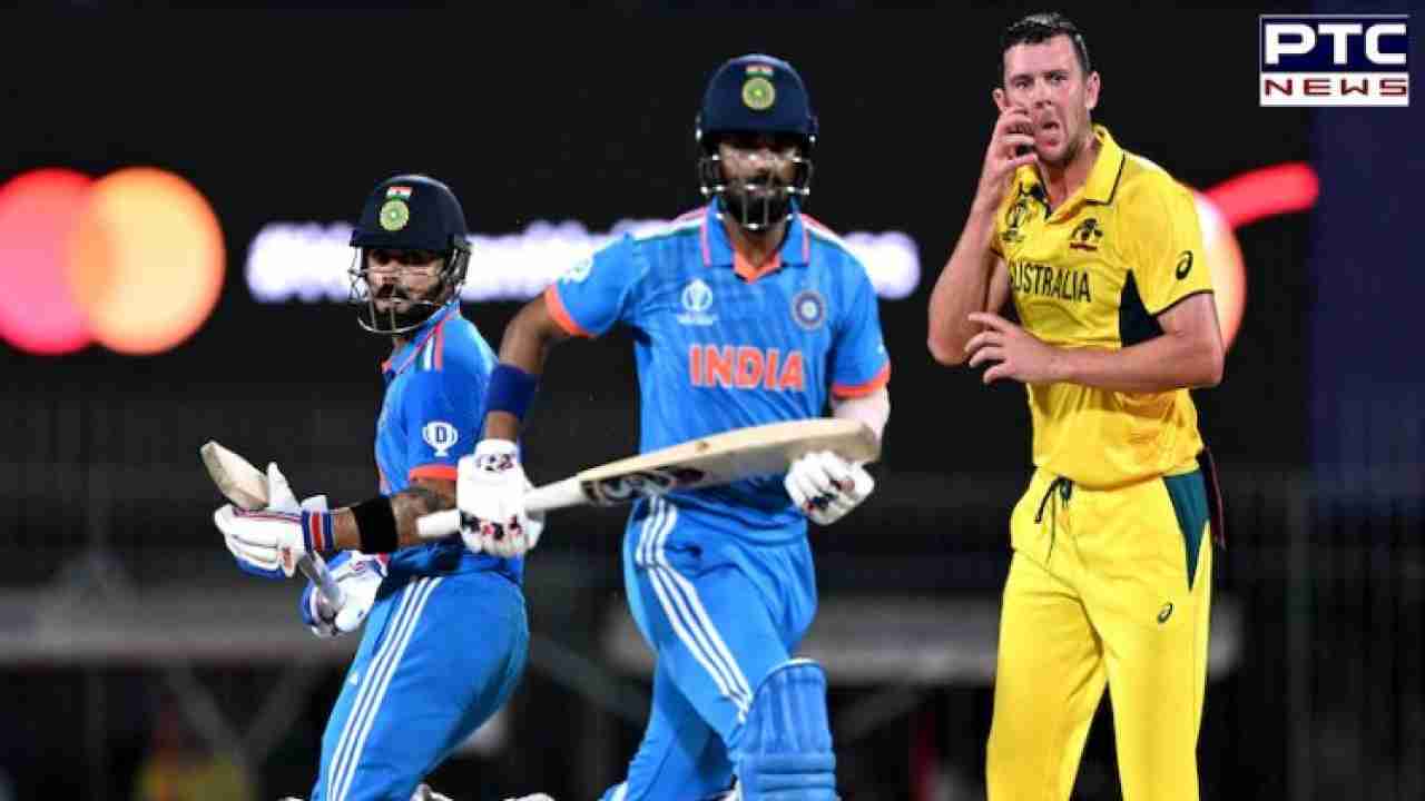 IND vs AUS, World Cup 2023 LIVE UPDATES KL Rahul and Virat Kohli lead